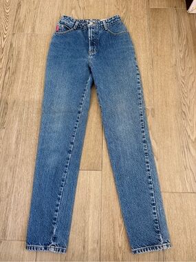 Vintage Women’s Bongo Straight Leg Size 3/32 High Rise Denim Jeans Y2K 90s EUC